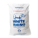 Bag of white rhino lime